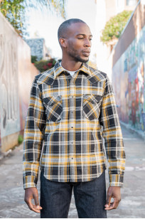 Iron Heart Ultra-Heavy Flannel - Crazy Check Yellow - Image 0